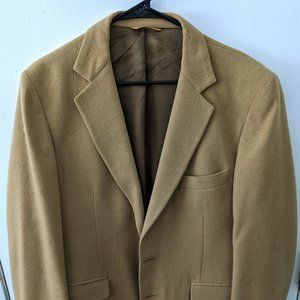 Vintage Men's Camel / Wool sportcoat